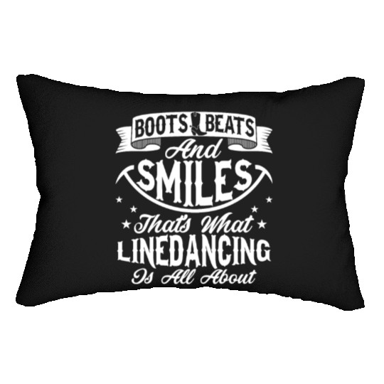Linedancing Boots Beats And Smiles Country Music W Lumbar Pillows