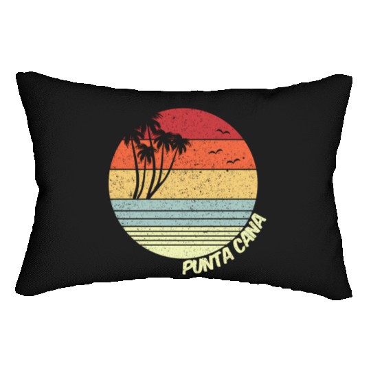 Punta Cana Dominican Republic Vacation Lumbar Pillows