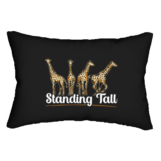 Giraffe Animal Lover Widlife Safari Zoo Zookeeper Lumbar Pillows