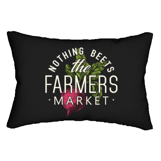 Nothing Beets The Farmers Market Lumbar Pillows