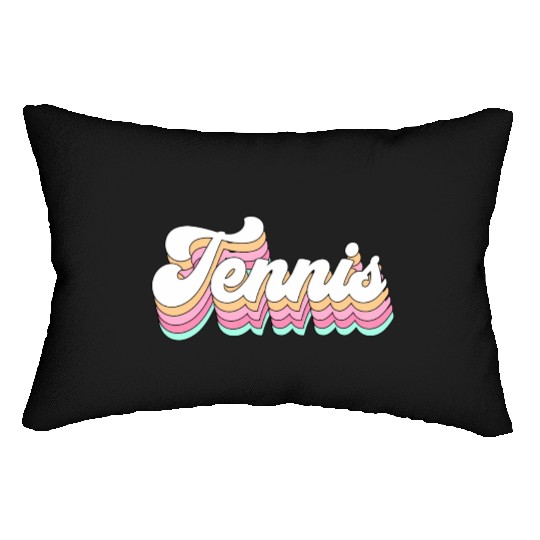 Tennis Pastel Aesthetic For N Lumbar Pillows