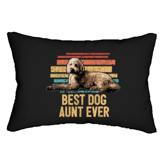 Best Dog Aunt Ever Goldendoodle Dog Mom Doodle Lumbar Pillows