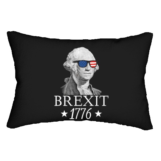 Brexit 1776 George Washington Revolution Usa Indep Lumbar Pillows