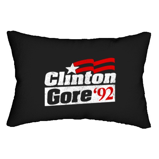 Clinton Gore Bill Clinton 92 Elect Lumbar Pillows