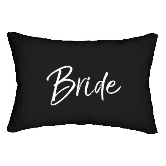 Getting Ready Bride Groom Wedding Bride Lumbar Pillows
