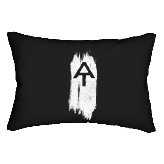 White Blaze Appalachian Trail At Minimalist Hiking Lumbar Pillows