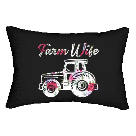 Farm Farmer Farming Tractor Farmer'S Lumbar Pillows