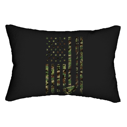 American Sports Flag Athletic Golf Club Father's Lumbar Pillows