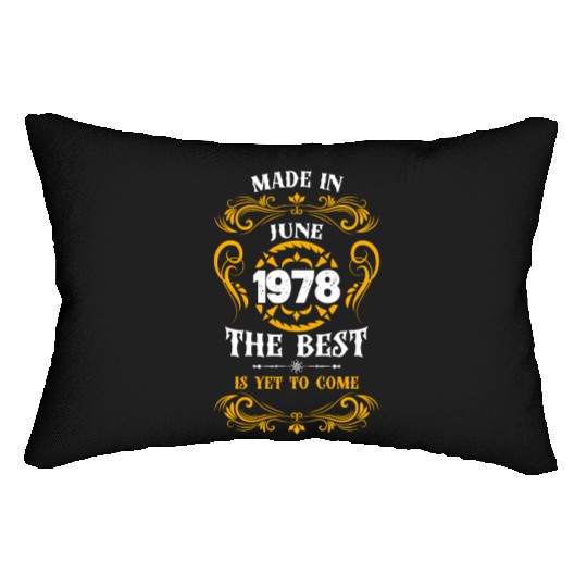 Made In June 1978 The Best Lumbar Pillows