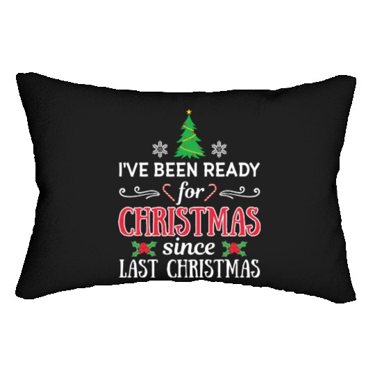 Funny Christmas And Winter Holidays Lover Lumbar Pillows