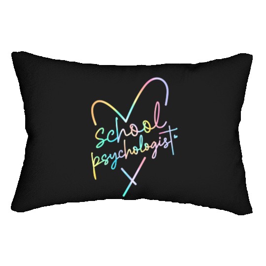 School Psychologist Back To School Mental Health M Lumbar Pillows