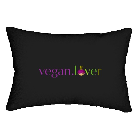 Vegan lover turnip Lumbar Pillows