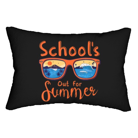 Substitute Teacher Life Hello Summer Tie Dye Summe Lumbar Pillows
