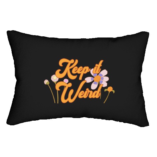 Keep It Weird Lumbar Pillows