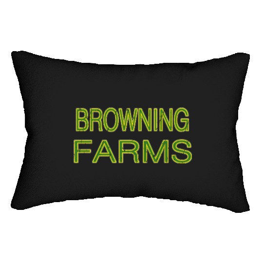 Browning Farms Squad Family Reunion Last Name Team Lumbar Pillows