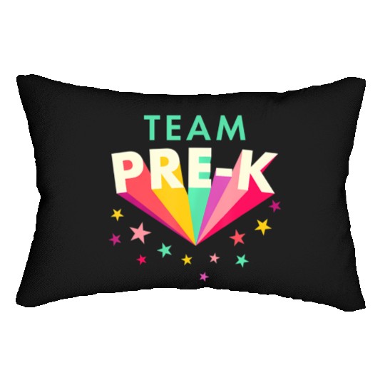 Team Pre K Teacher Back To School Lumbar Pillows