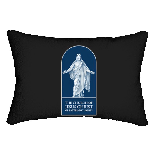 Lds Mormon Church Of Jesus Christ Logo Mormons Lumbar Pillows