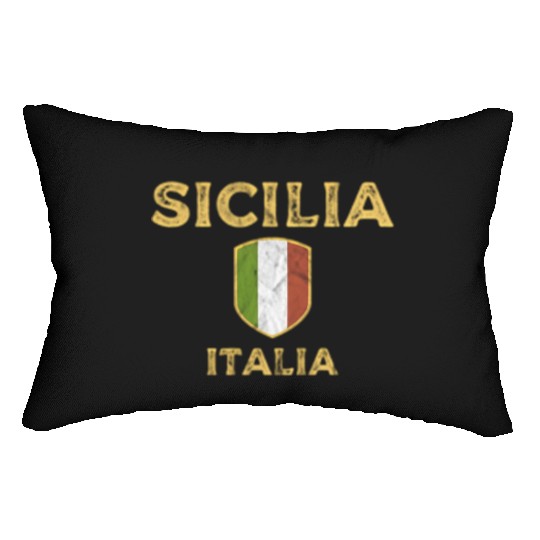 Sicilia Italia - Sicily Italy Lumbar Pillows