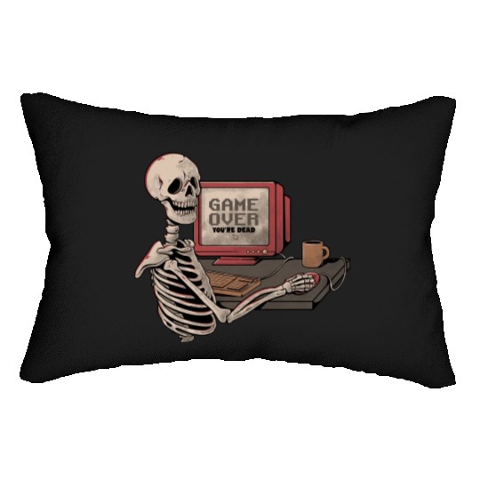 Funny Geek Skeleton Gift Lumbar Pillows
