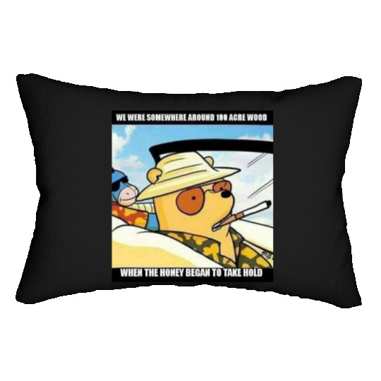 Can't stop here, its pooh country Lumbar Pillows