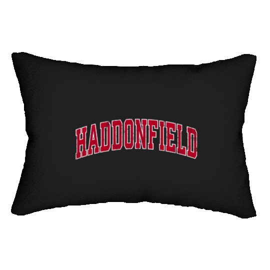 Haddonfield New Jersey Nj Sports Red Lumbar Pillows