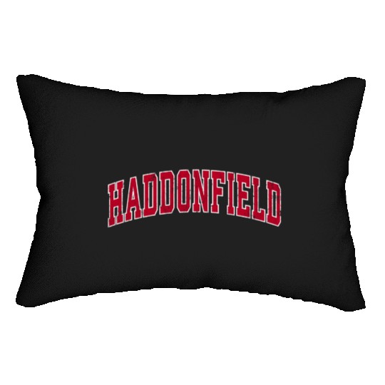 Haddonfield New Jersey Nj Sports Red Lumbar Pillows