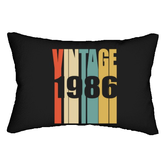 1986 37 Yrs Old Bday 1986 37Th Lumbar Pillows