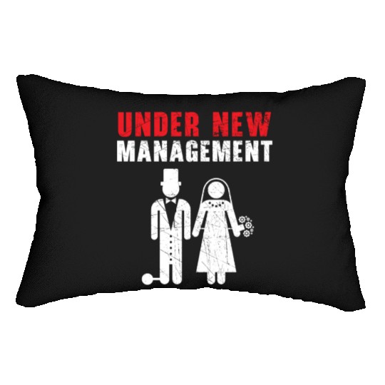 Bride And Groom Wedding Day Marriage Just Married Lumbar Pillows