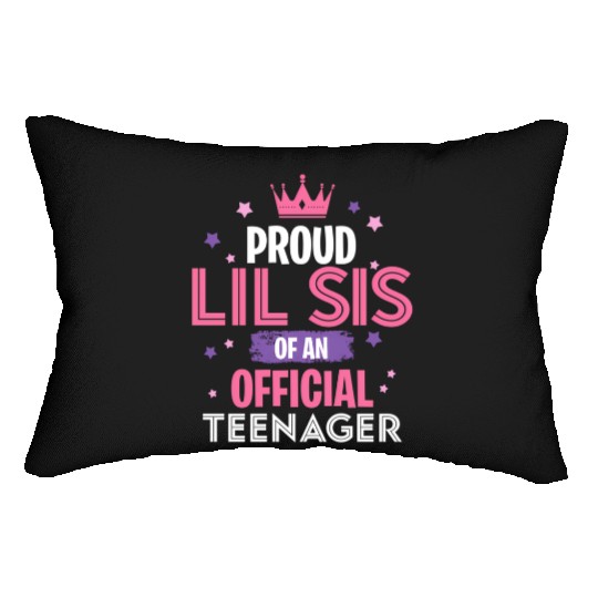 Proud Little Sister Of An Officialnager 13Th Lumbar Pillows
