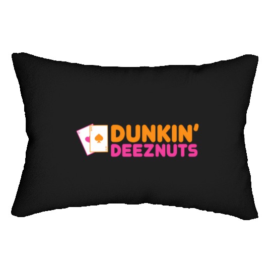 Dunkin Deez-Nuts Pocket Aces Lumbar Pillows