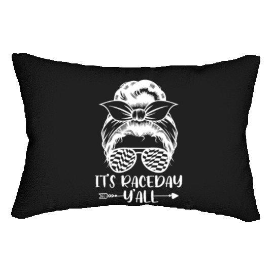 It's Race Day Y'All Lumbar Pillows