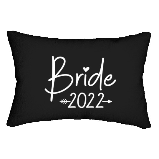 Bride 2022 For Wedding Or Bachelorette Party Lumbar Pillows