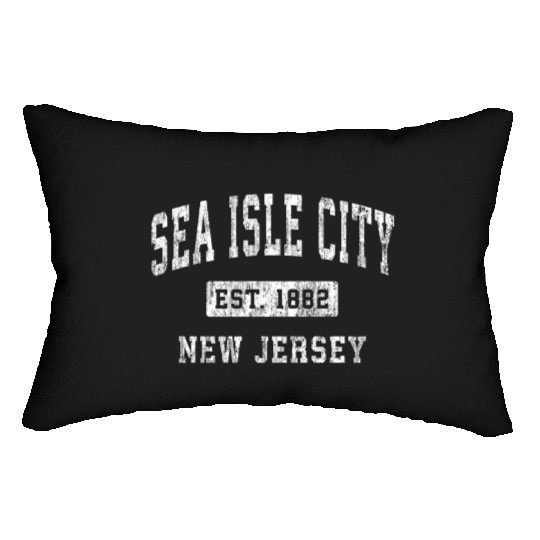 Sea Isle City New Jersey Nj Established Sports Lumbar Pillows
