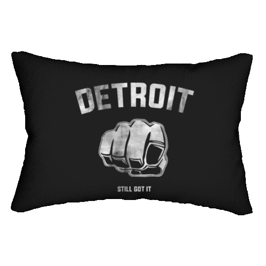 Detroit Fist City Style For Lumbar Pillows