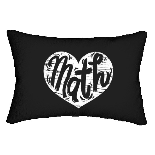 Math Heart Math Teacher He Lumbar Pillows