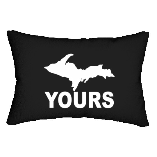 Up Yours Upper Peninsula Yooper Humor Lumbar Pillows