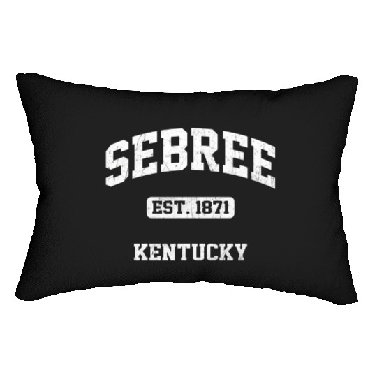 Sebree Kentucky Ky State Athletic Style Lumbar Pillows