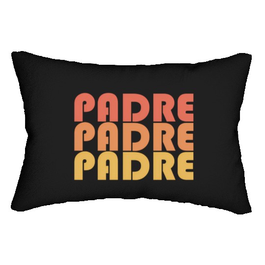 Padre Typography 1970S Lumbar Pillows
