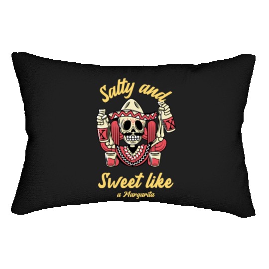 Salty And Sweet Margarita In Mexican Style Lumbar Pillows