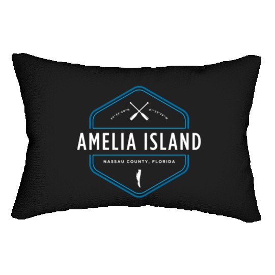 Amelia Island Florida Beach Lumbar Pillows