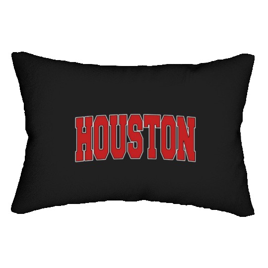 Houston Tx Texas Varsity Style Usa Sports Lumbar Pillows