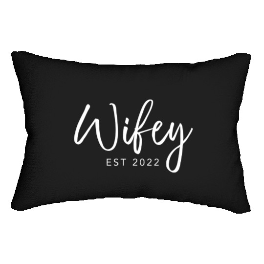 Just Married Est 2022 For Lumbar Pillows
