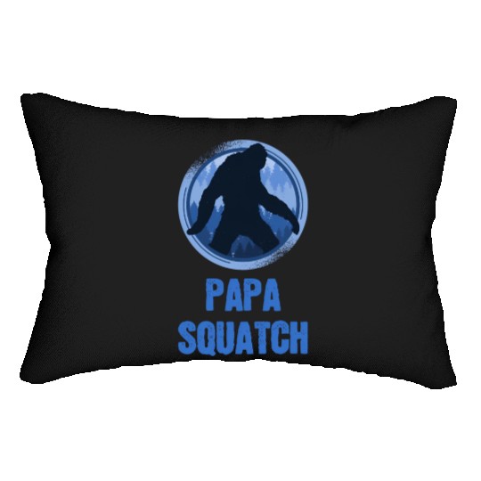 Sasquatch Walking Papa Squatch Lumbar Pillows