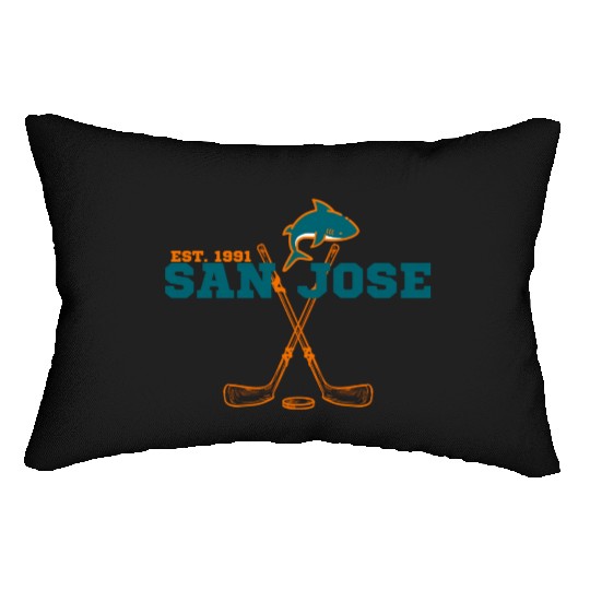 San Jose Est 1991 Sports Team Novelty Athletic Lumbar Pillows