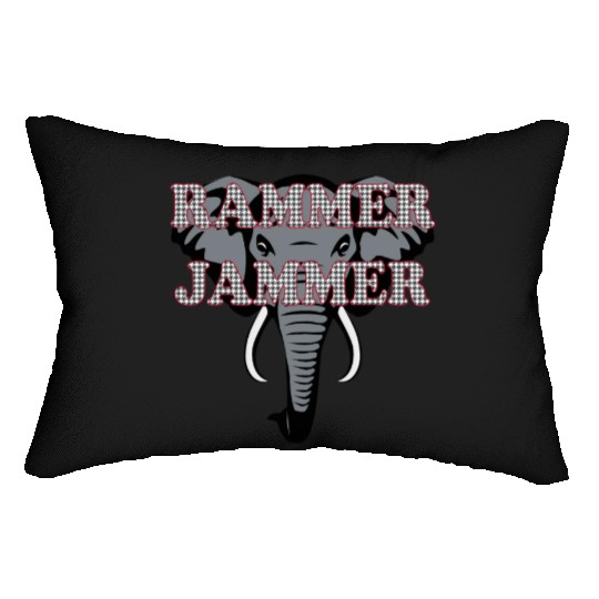 Albm Rammer Jammer Houndstooth Elephant Tide Lumbar Pillows