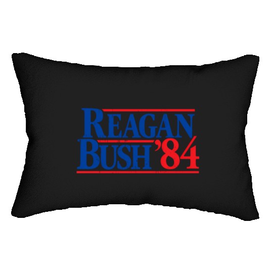 Reagan Bush '84 Republican Lumbar Pillows
