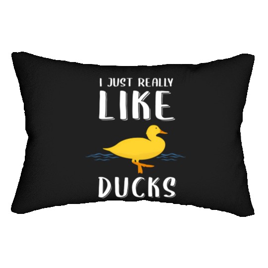 Duck For Duck Hunting Bird Lumbar Pillows
