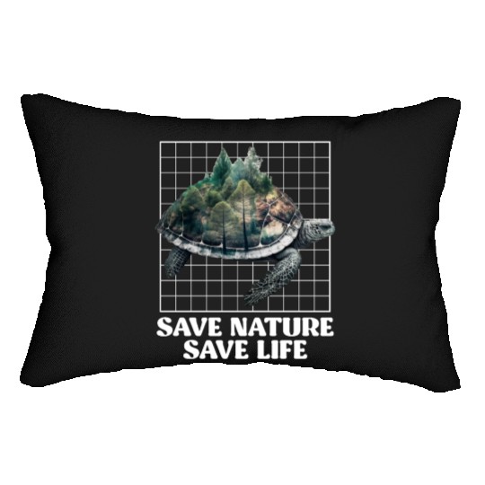 Save Nature protected species Environment Lumbar Pillows