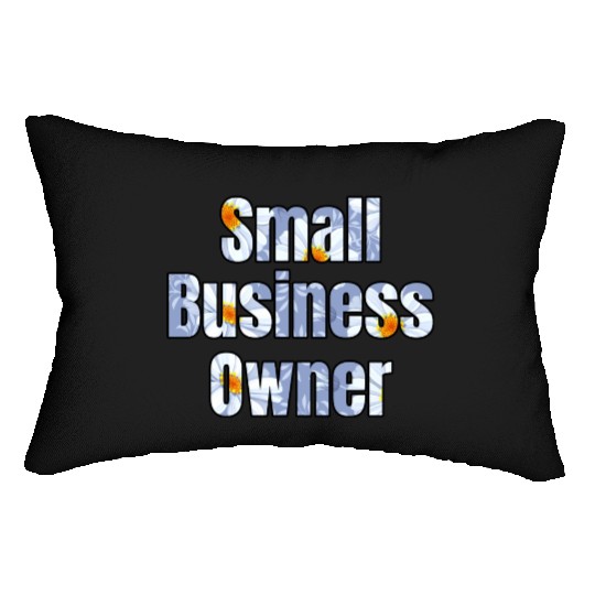 Small Business Oowner daisy Lumbar Pillows