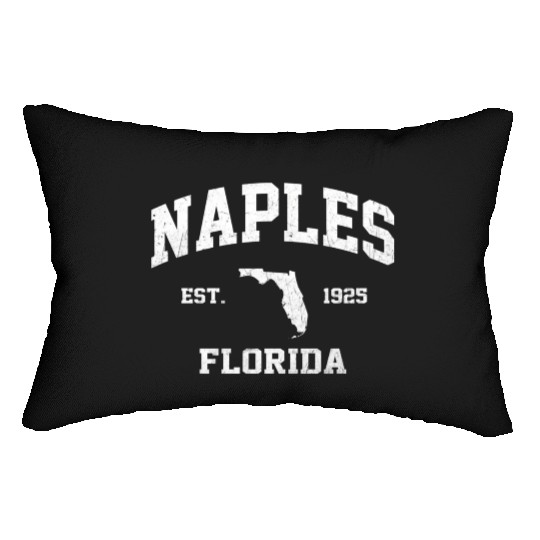 Naples Florida Fl State Athletic Style Lumbar Pillows